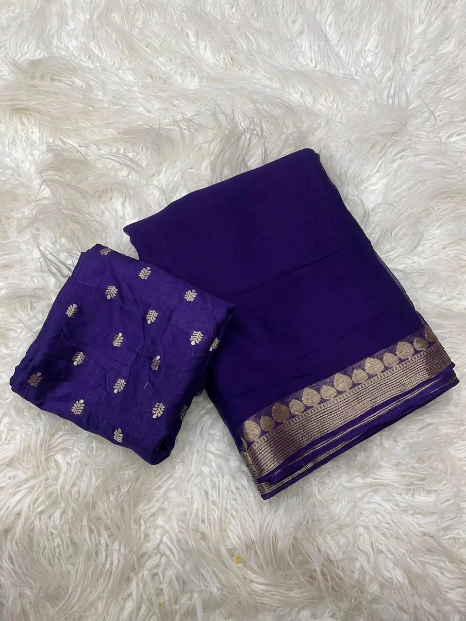 VISCOSE Georgette Saree 3