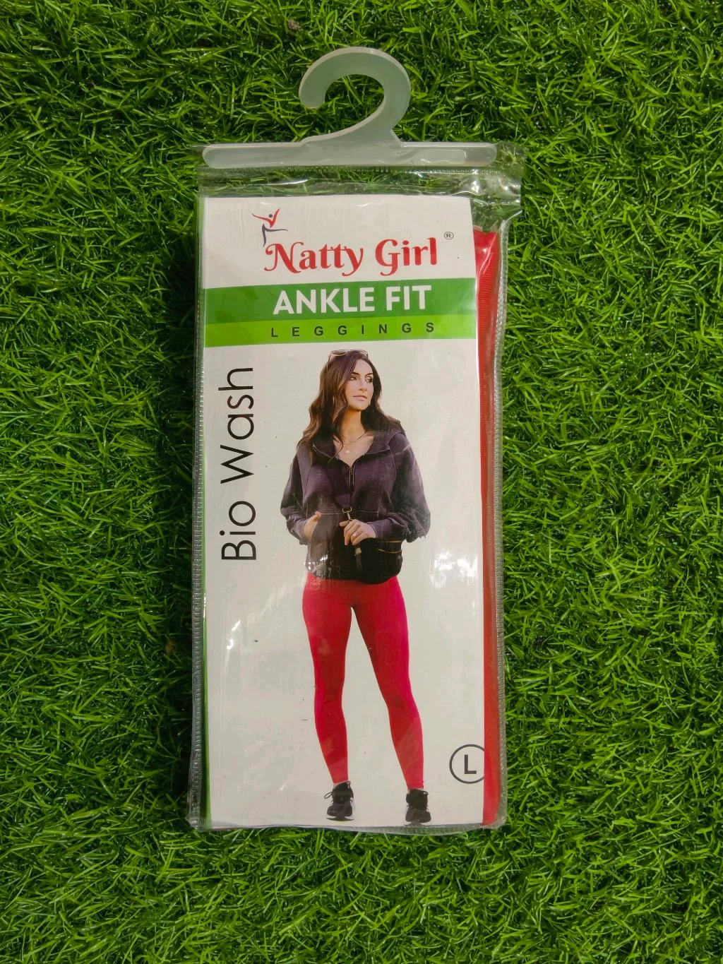 Natty Girl Red Ankle Fit Bio Wash Leggings thumbnail 7