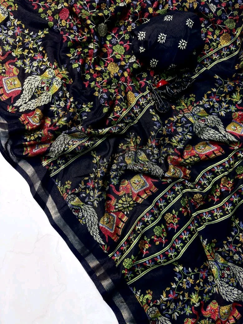 Pure Soft Mul Mul Cotton Saree 6