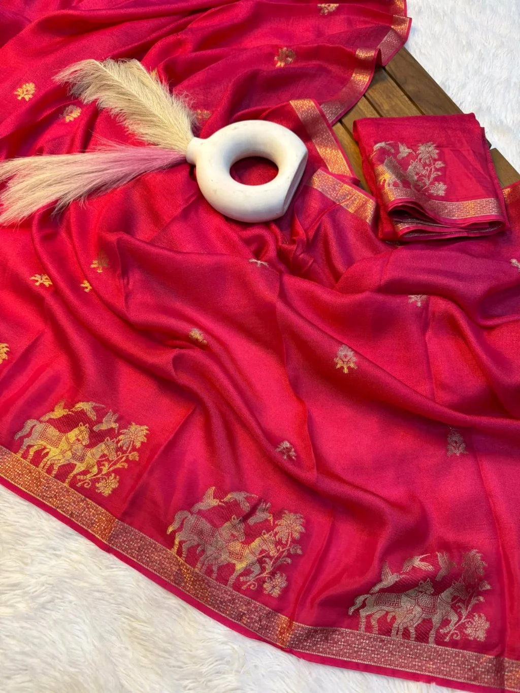 VISCOSE KHADI SAREES thumbnail 5