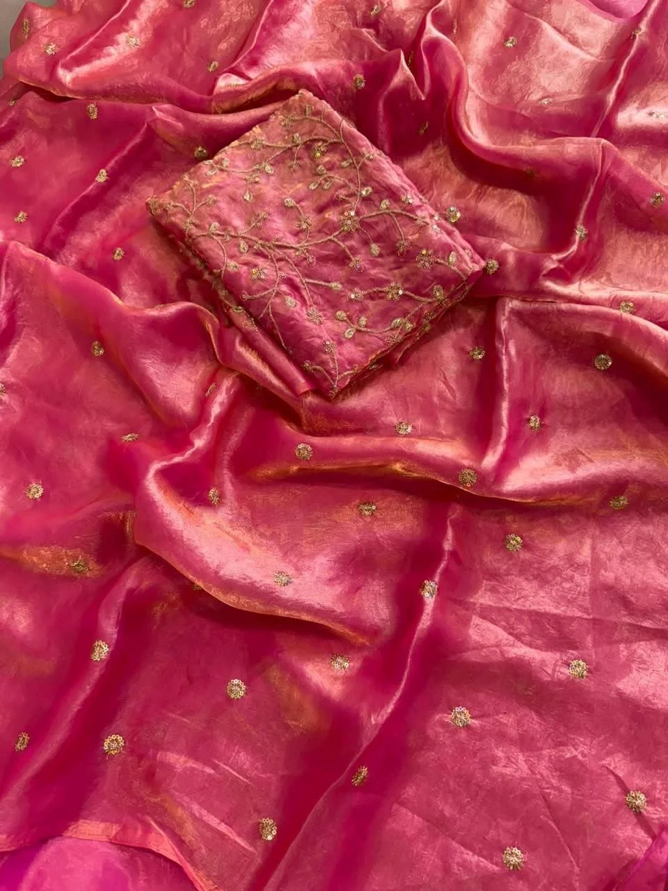 Space Satin Saree 8
