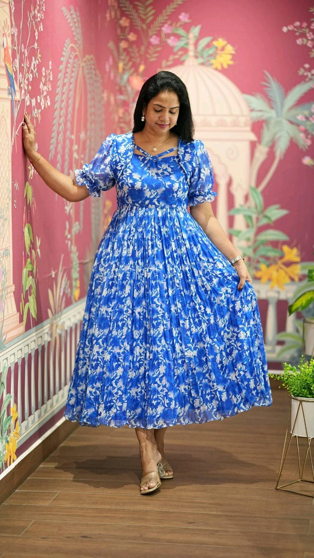 Floral Tiered Maxi Dresses 5