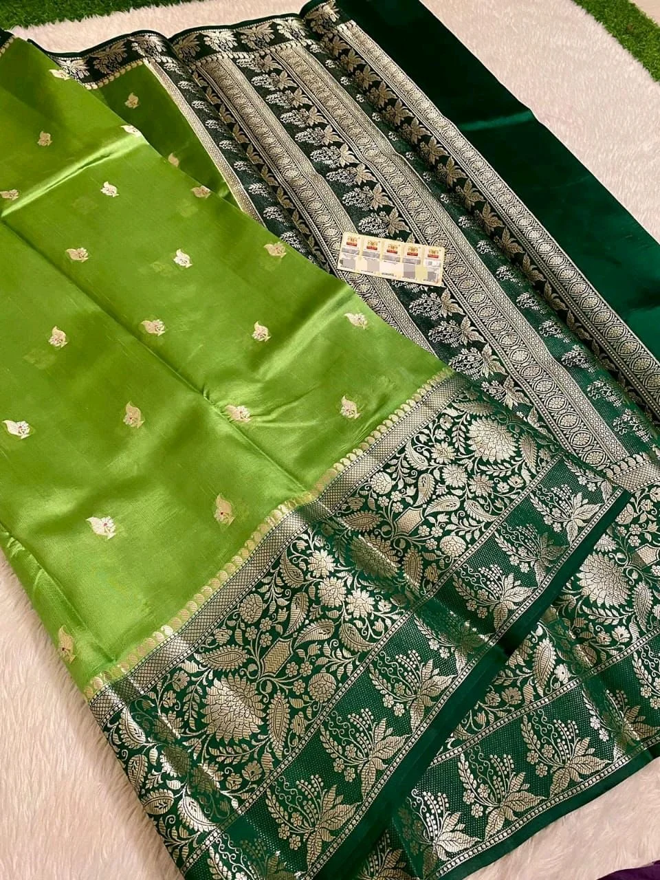 KATAN RAW MANGO SAREES thumbnail 6