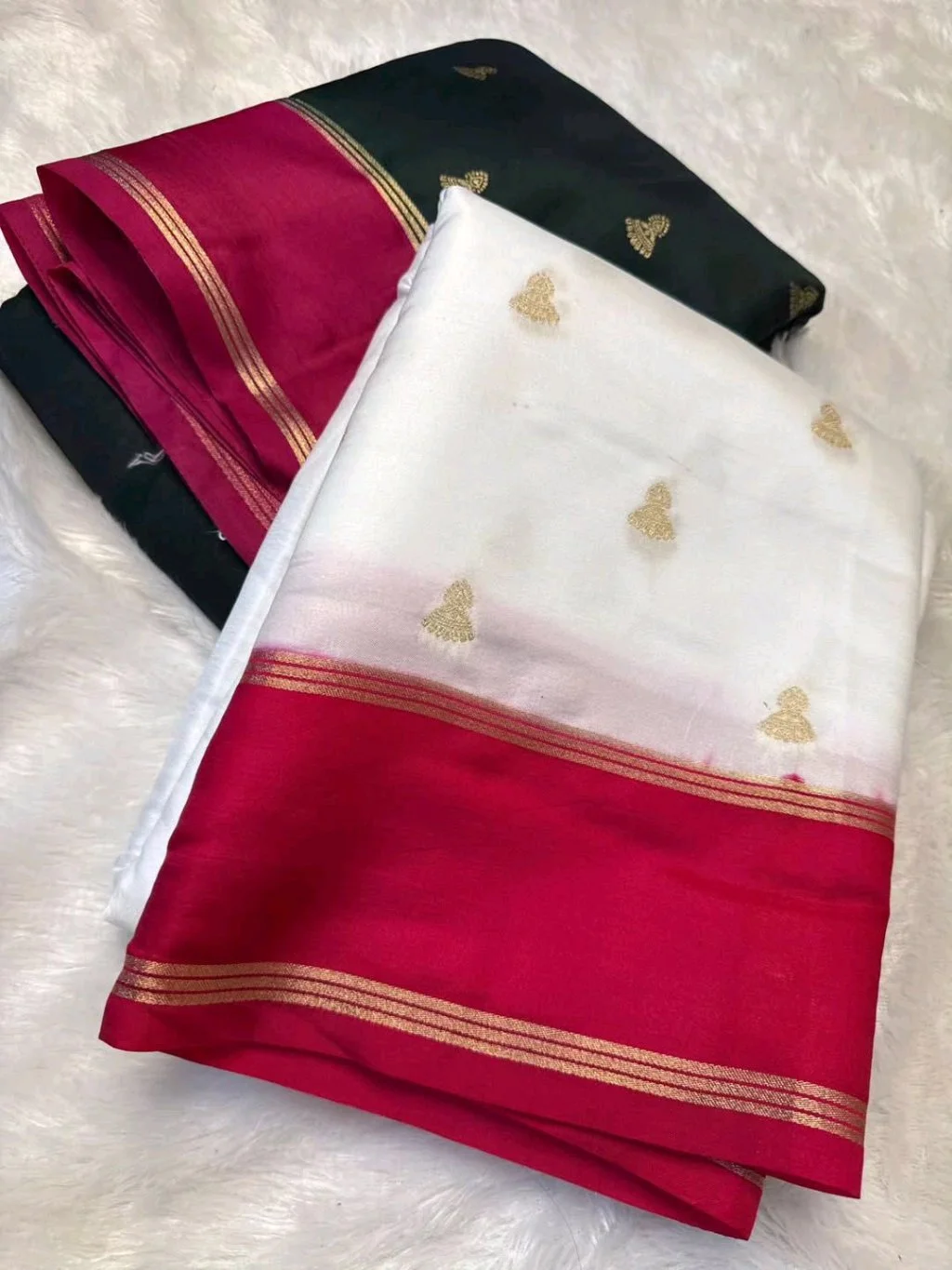 Banarasi Handloom Semi Georgette Sarees 9