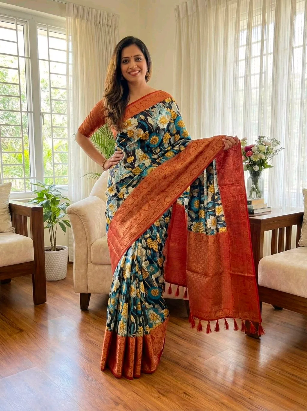 Soft Banarasi Silk Saree 8