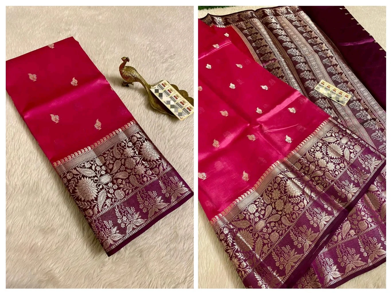 KATAN RAW MANGO SILK SAREES 2