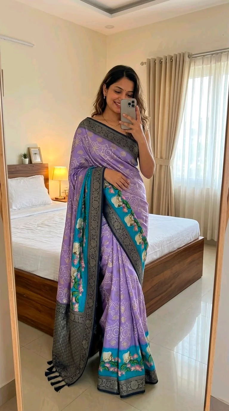 Soft Banarasi Silk Saree 7