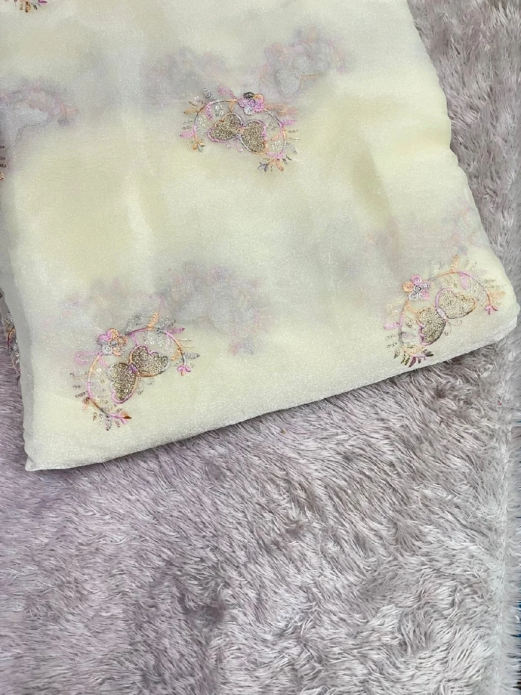 Butterfly Embroidered Fabric thumbnail 5