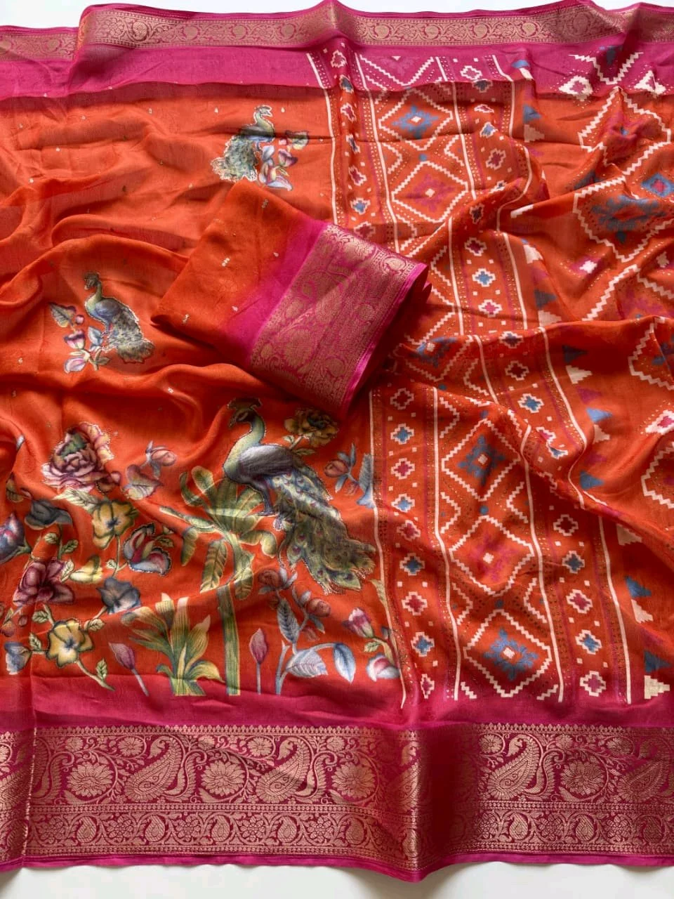 Banarasi Georgette Saree 3