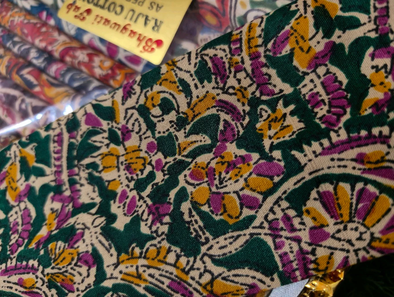 Bhagwati Fab Raju Cotton Printed Fabric Blouse Piece 2