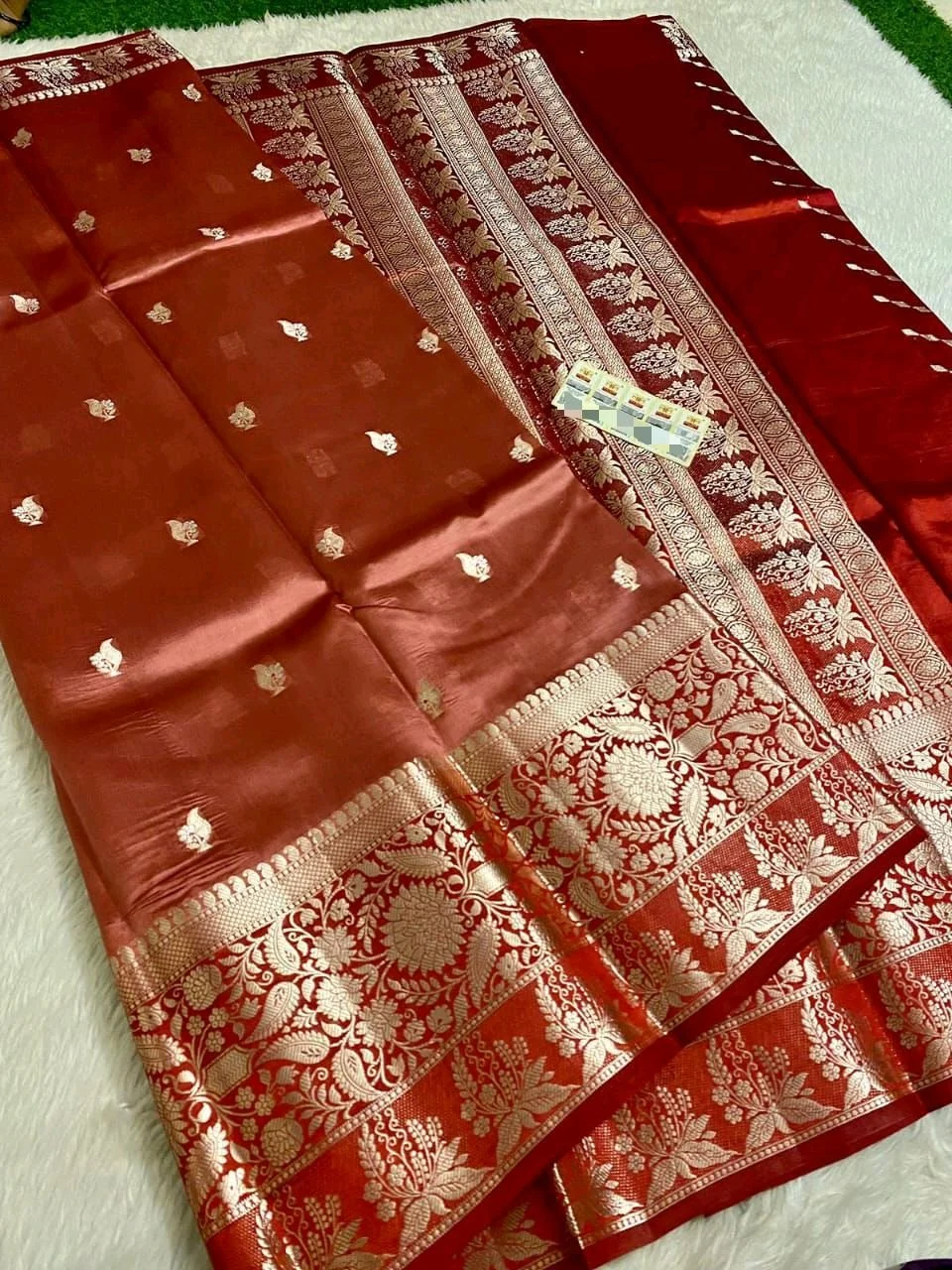 KATAN RAW MANGO SAREES thumbnail 3