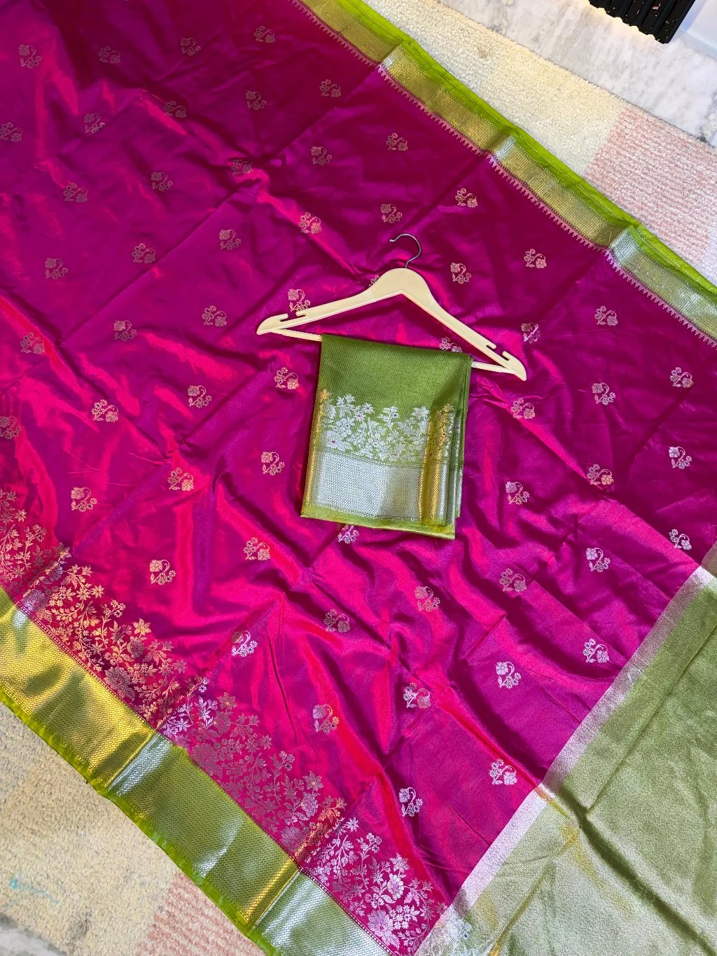 Katan Raw Mango Sarees 5