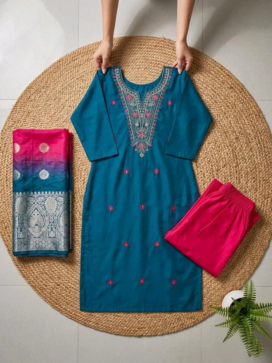Manvi Kurta Set with Dupatta 2