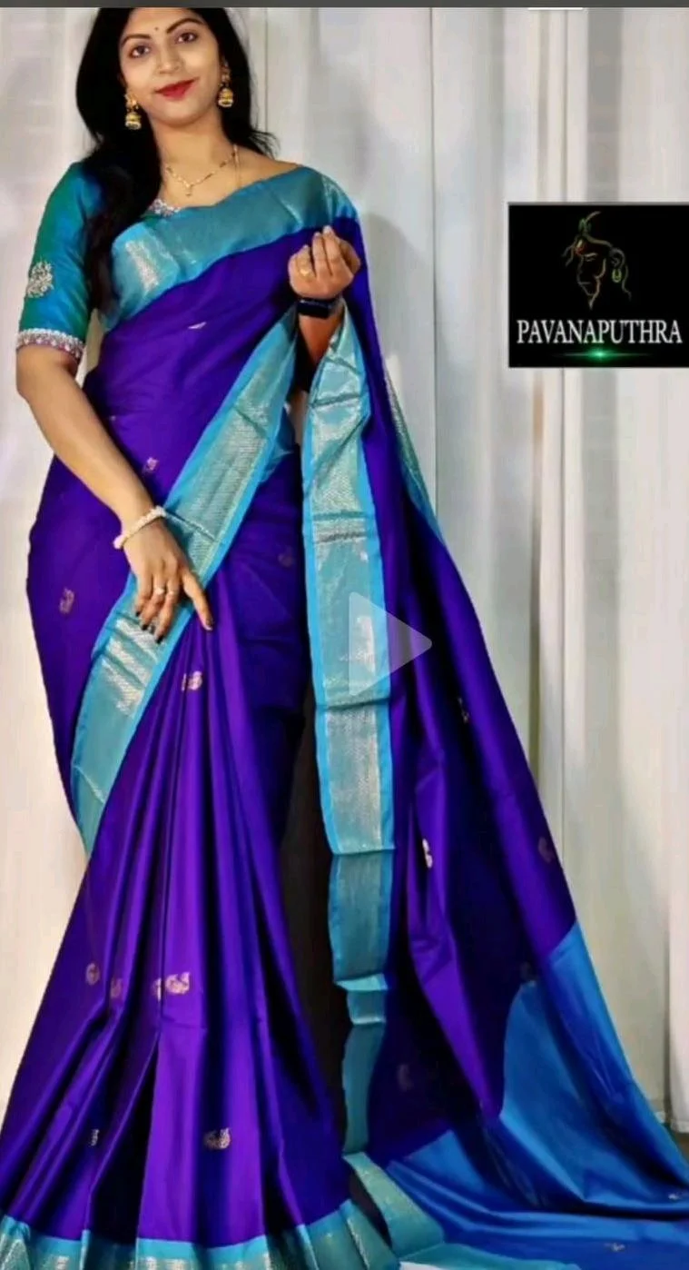 Cotton Silk Gold Boarder Saree 8