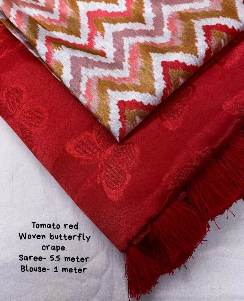 Bombay Crepe Sarees thumbnail 4