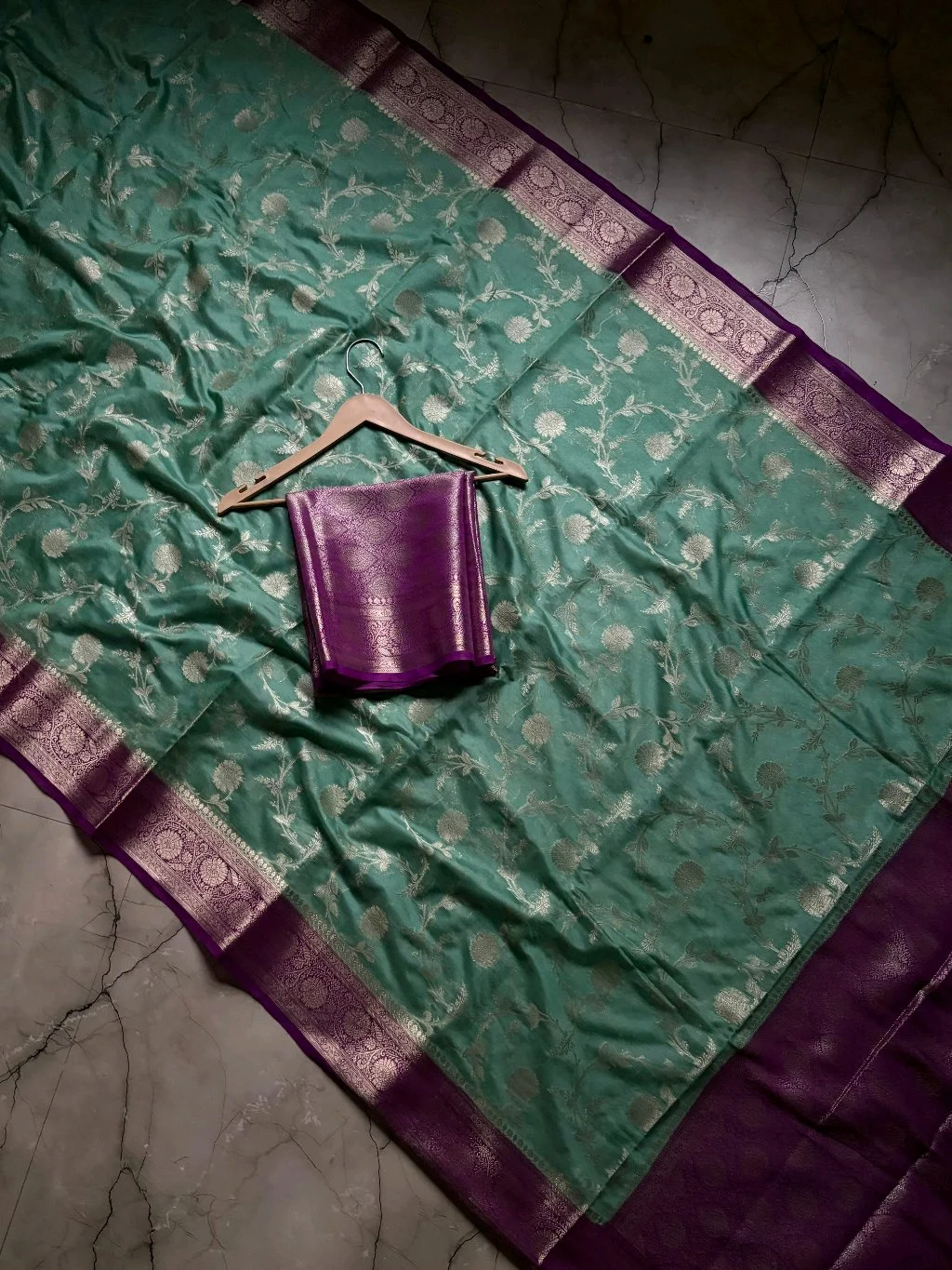 Banarasi Semi Georgette Saree 9