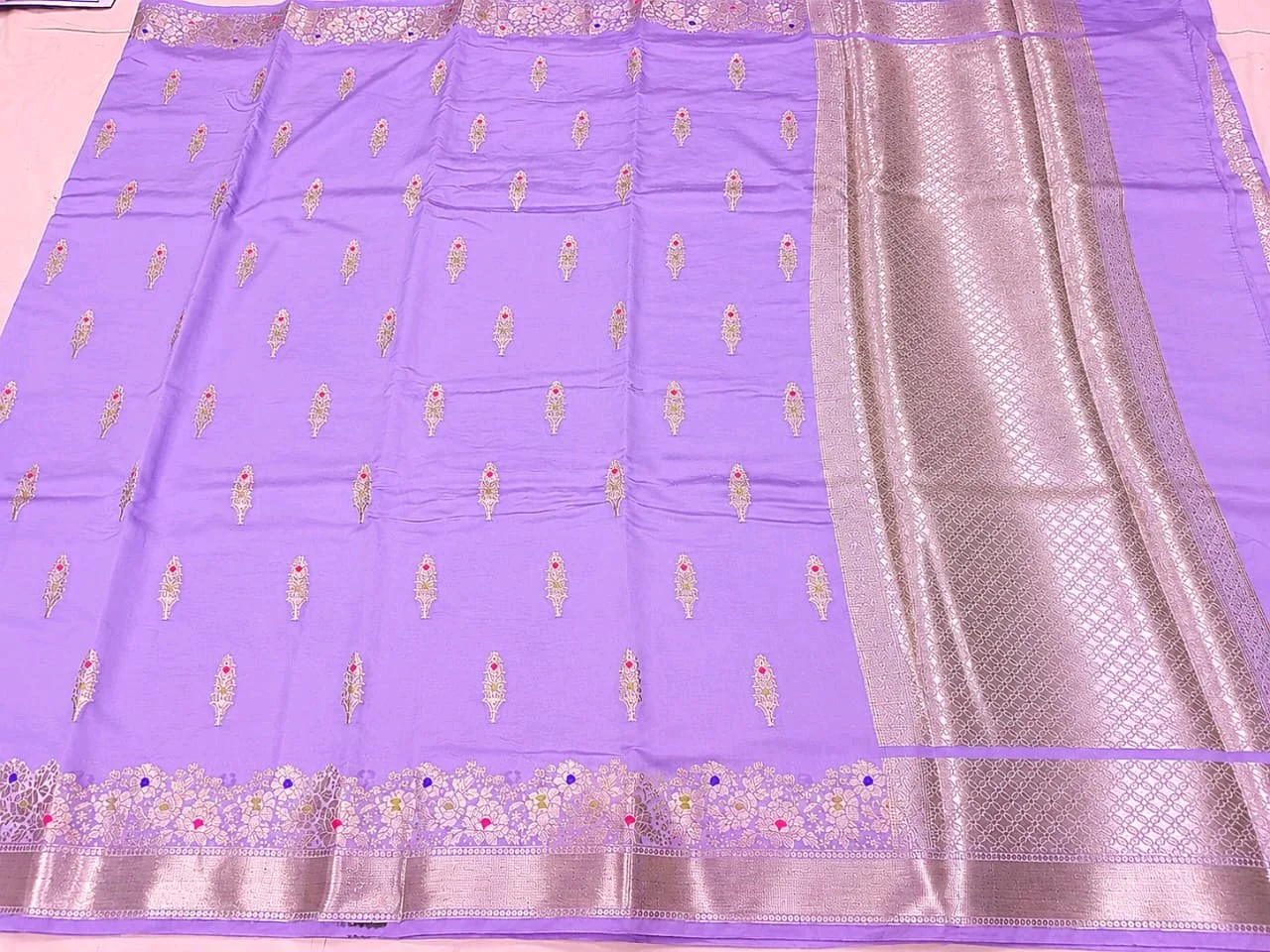 Katan Raw Mango Sarees thumbnail 6