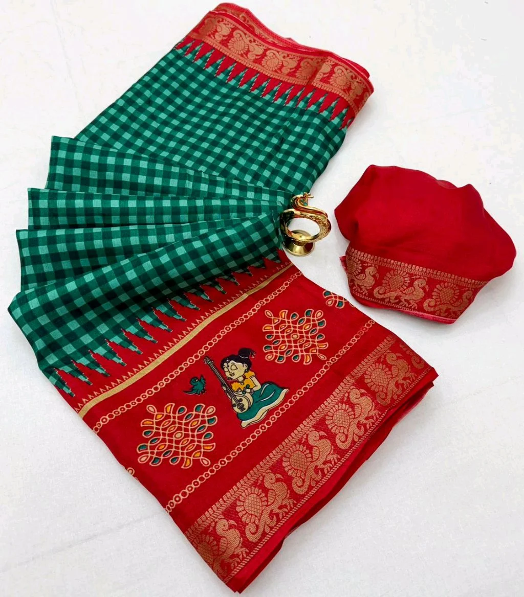 Heavy Dola Sarees thumbnail 7