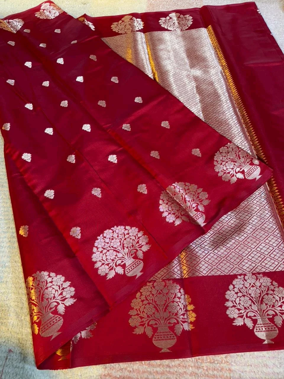 Semi Katan Soft Silk Sarees 6