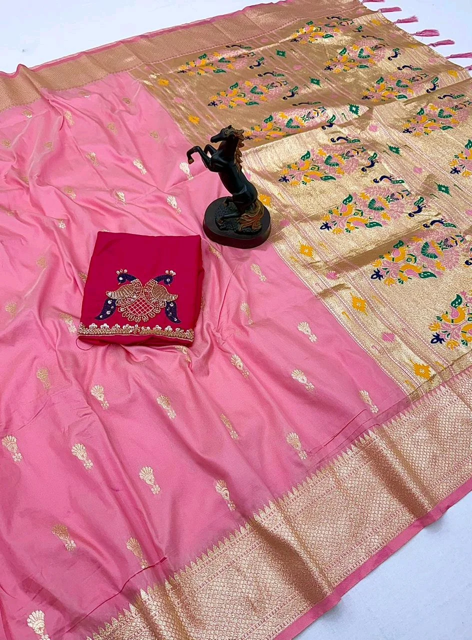 Paithani Silk Sarees thumbnail 7