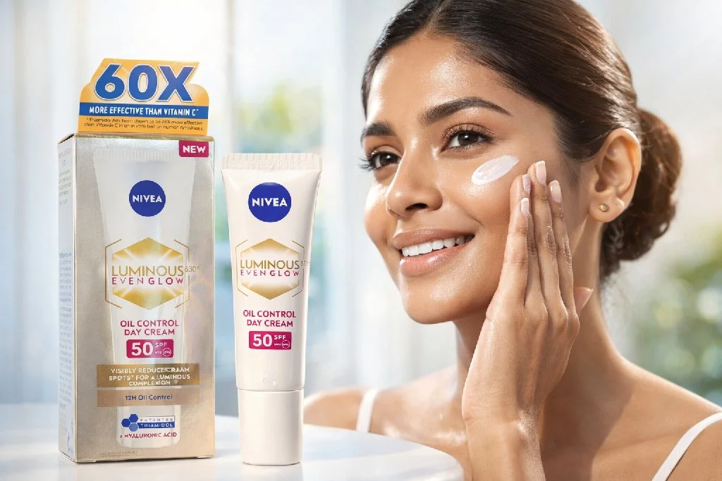 Nivea Luminous Even Glow 630. Oil Control Day Cream SPF 50 3