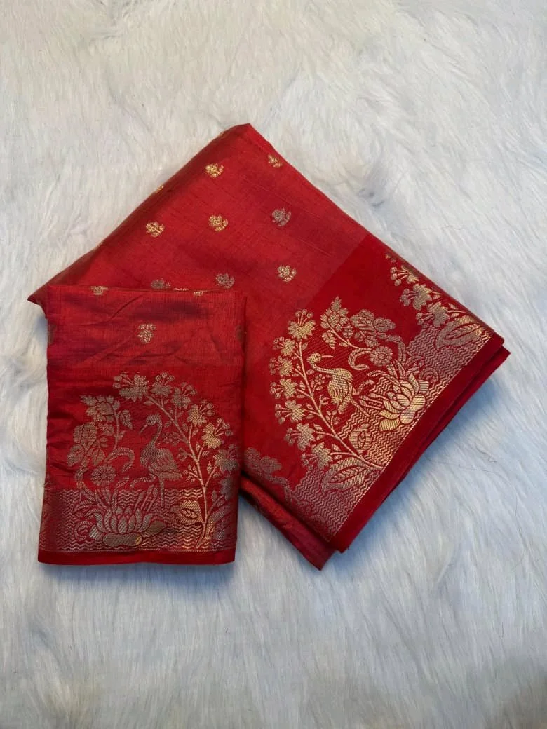 Soft Tusser Silk Saree 5