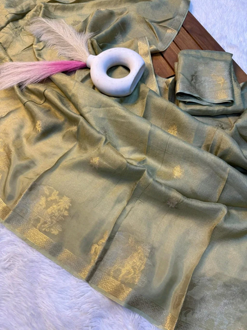VISCOSE KHADI SAREES thumbnail 4