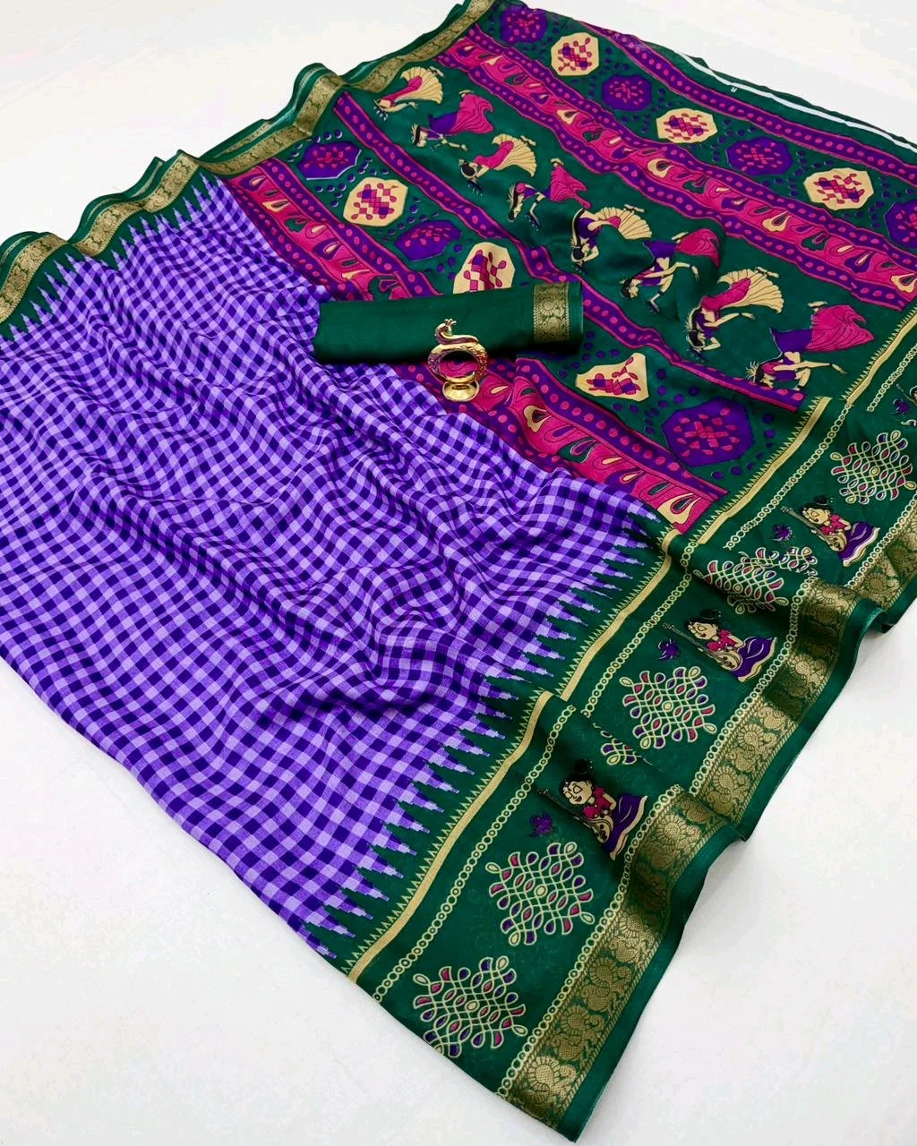 Heavy Dola Sarees thumbnail 4