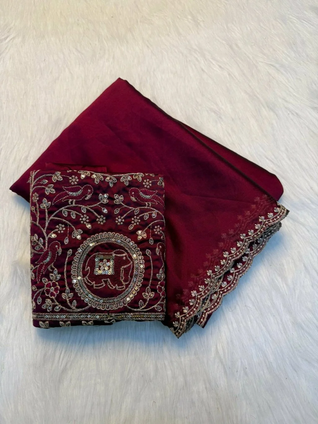 Soft Rangoli Silk Saree thumbnail 3