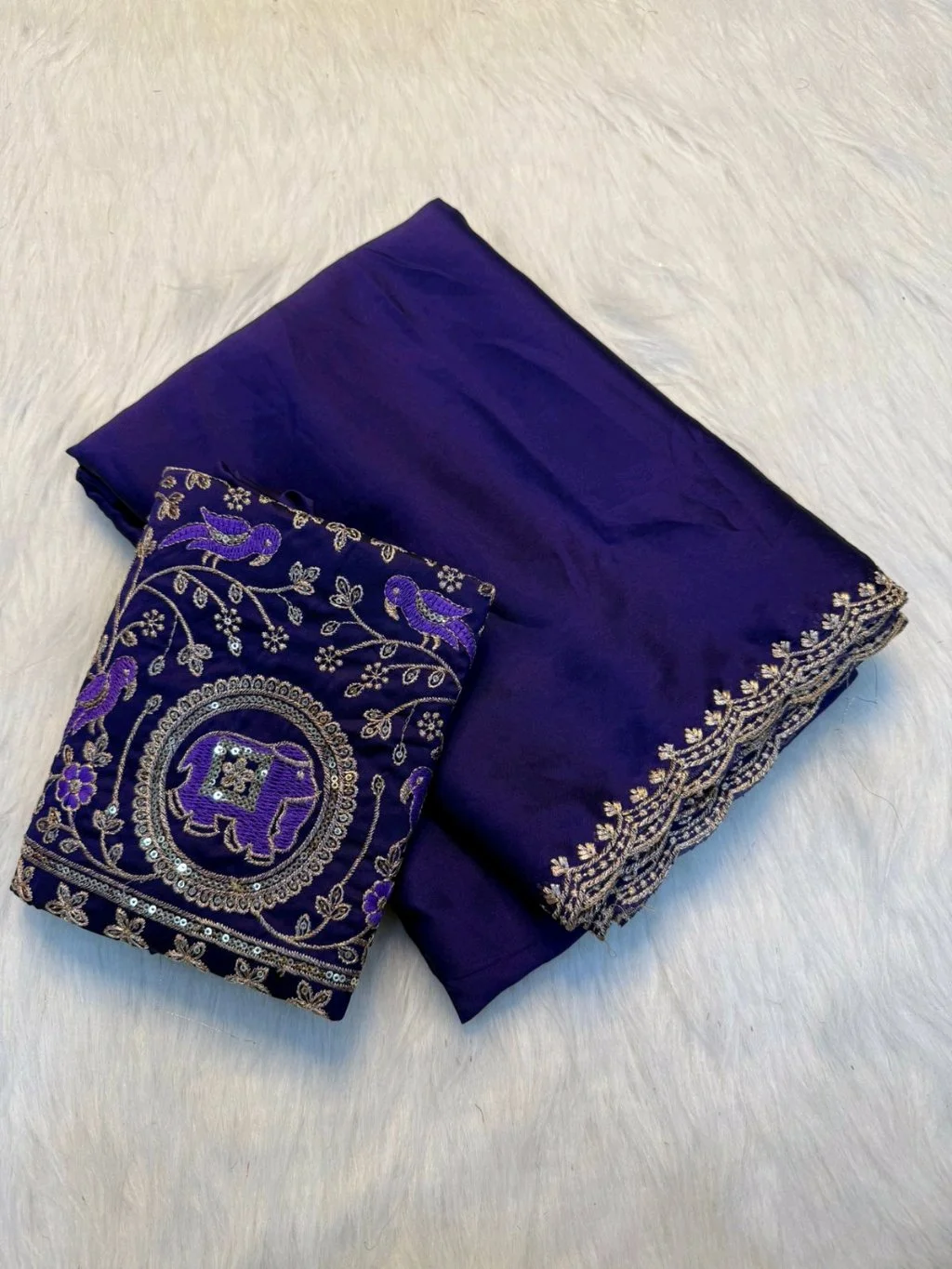 Soft Rangoli Silk Saree thumbnail 10