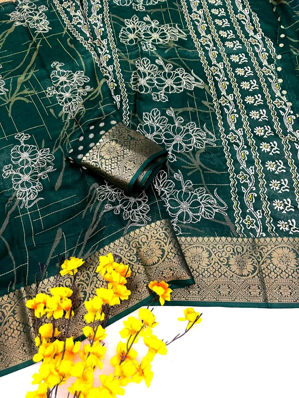 Ajrakh Designer Sarees 8