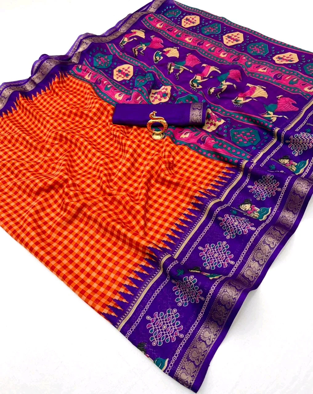 Heavy Dola Sarees thumbnail 6
