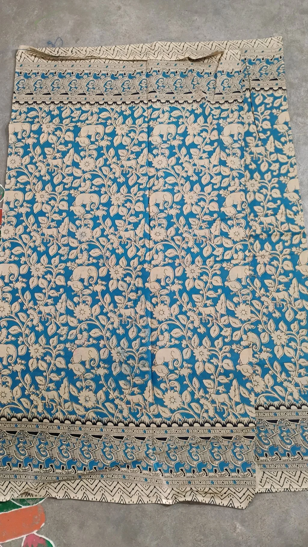 Pure Kalamkari Cotton Sarees thumbnail 2
