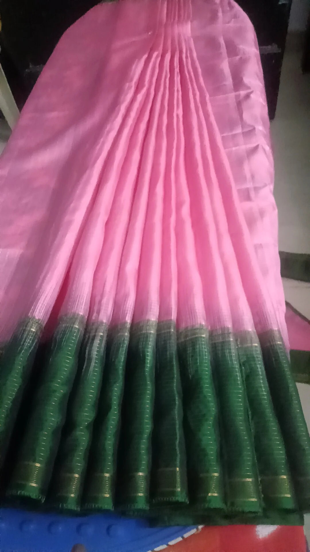 krish pleats saree  Pre-pleating service 8