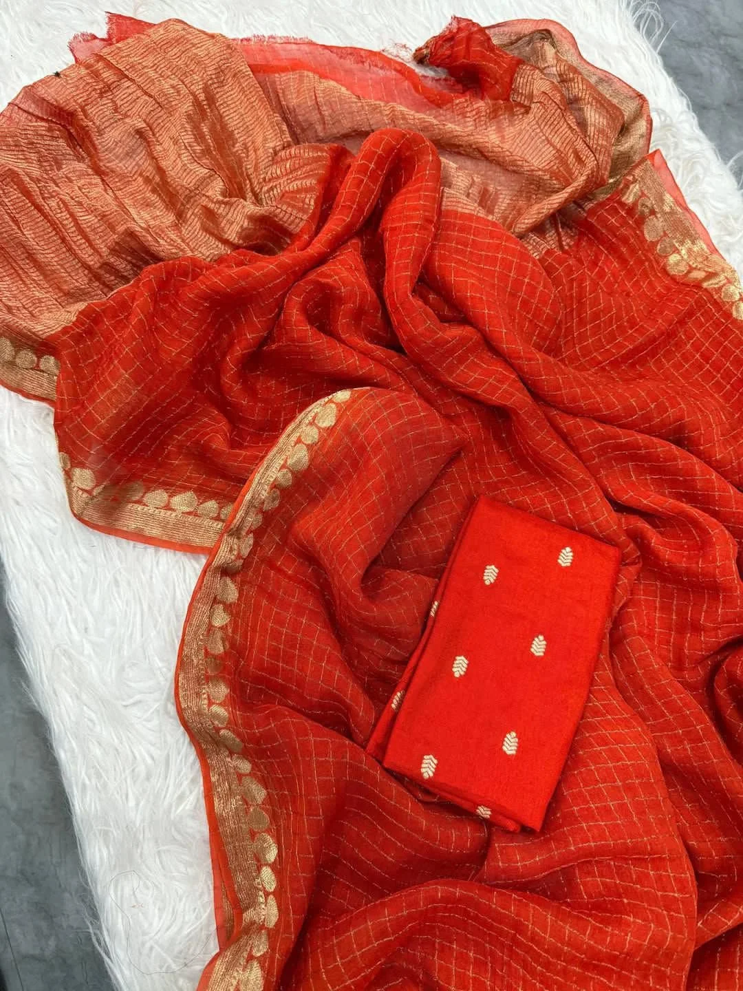 PURE VISCOSE GEORGETTE saree 1