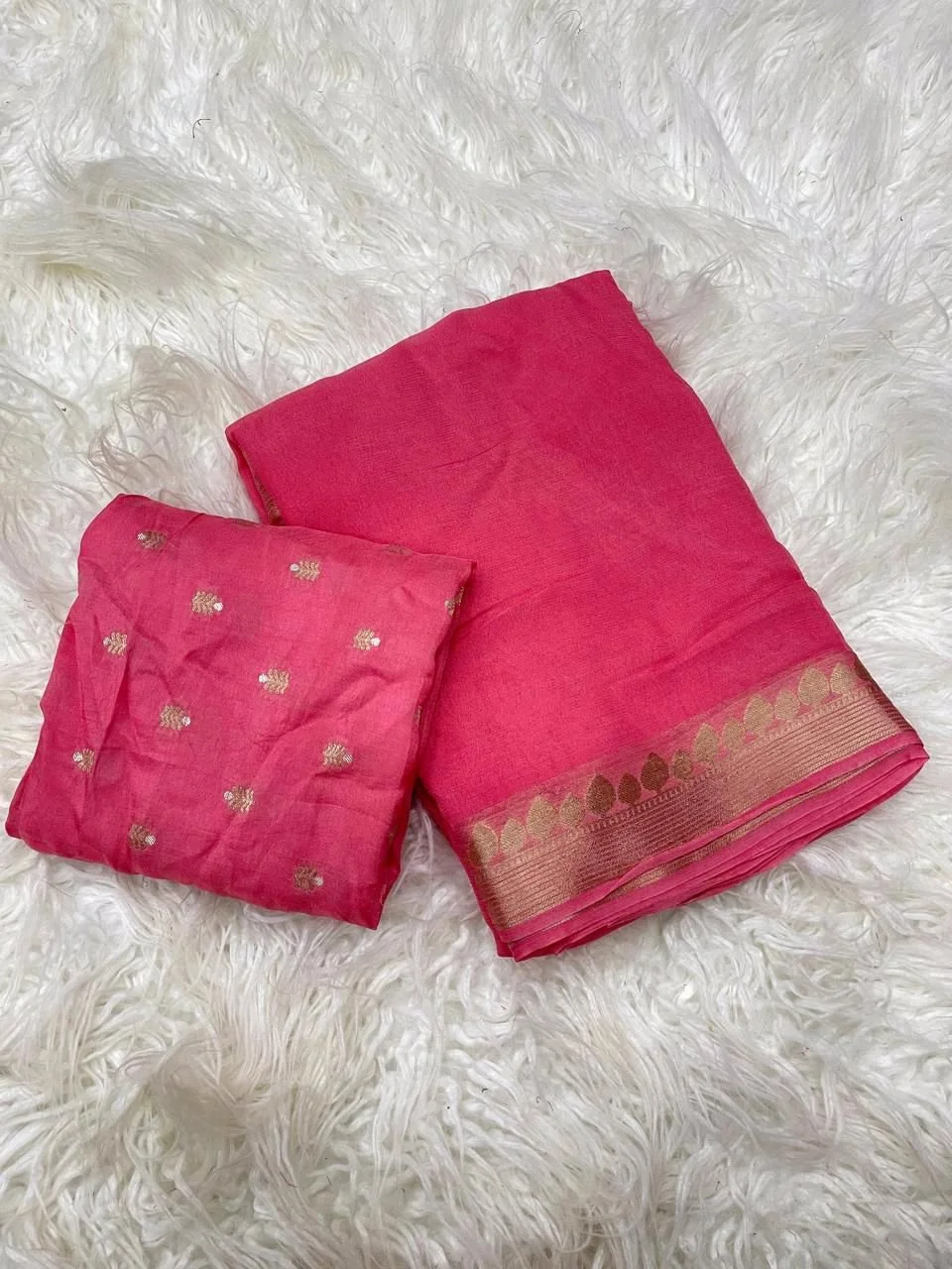 VISCOSE Georgette Saree 1