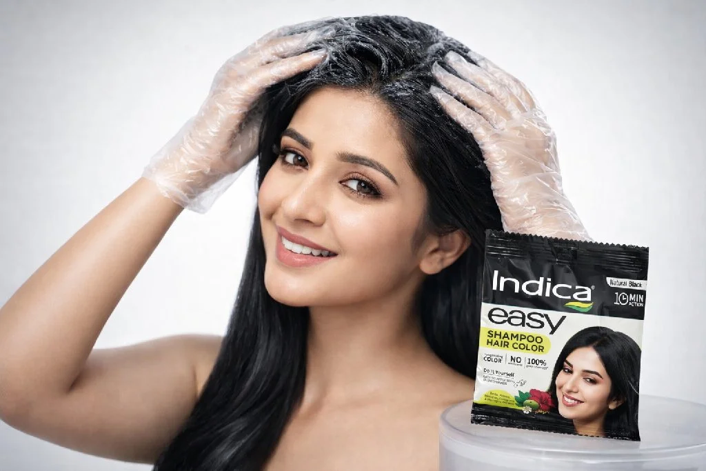 Indica Easy Shampoo Hair Color Natural Black 2