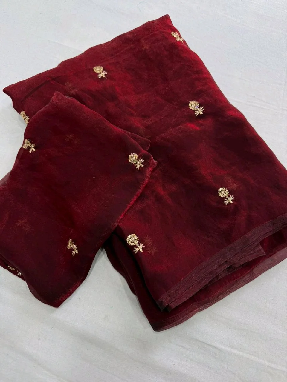 Satin Duel Shade Sarees 7