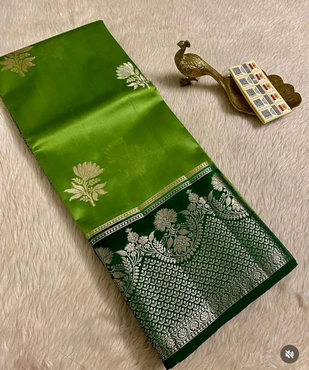 Katan Raw Mango Silk Saree 3