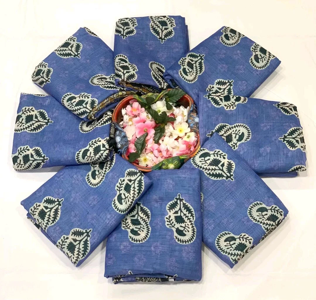 Linen Cotton Sarees 10