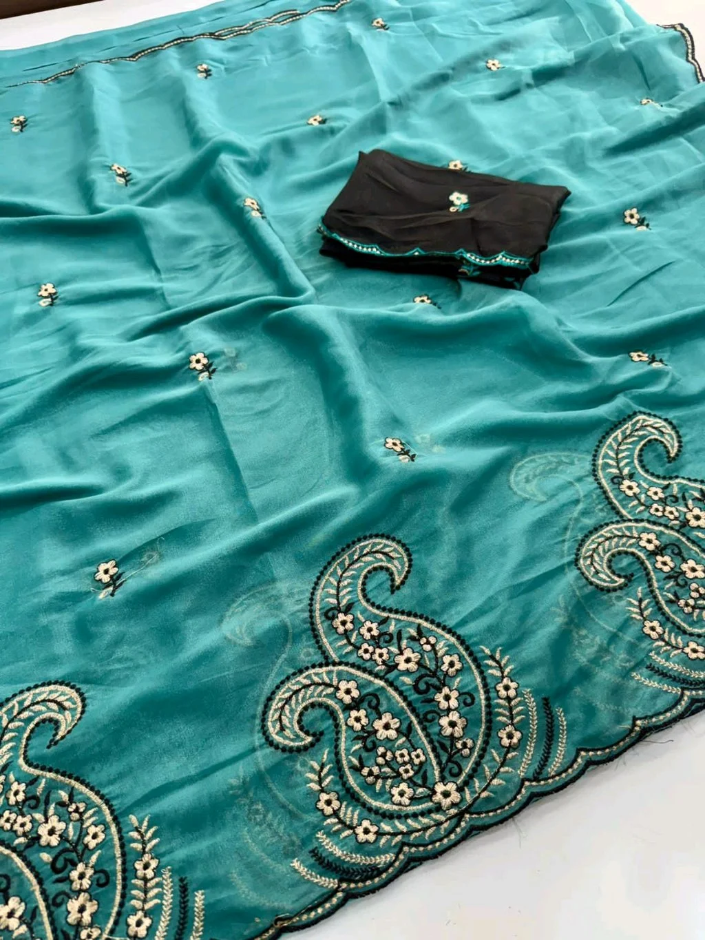 Embroidered Georgette Sarees 8