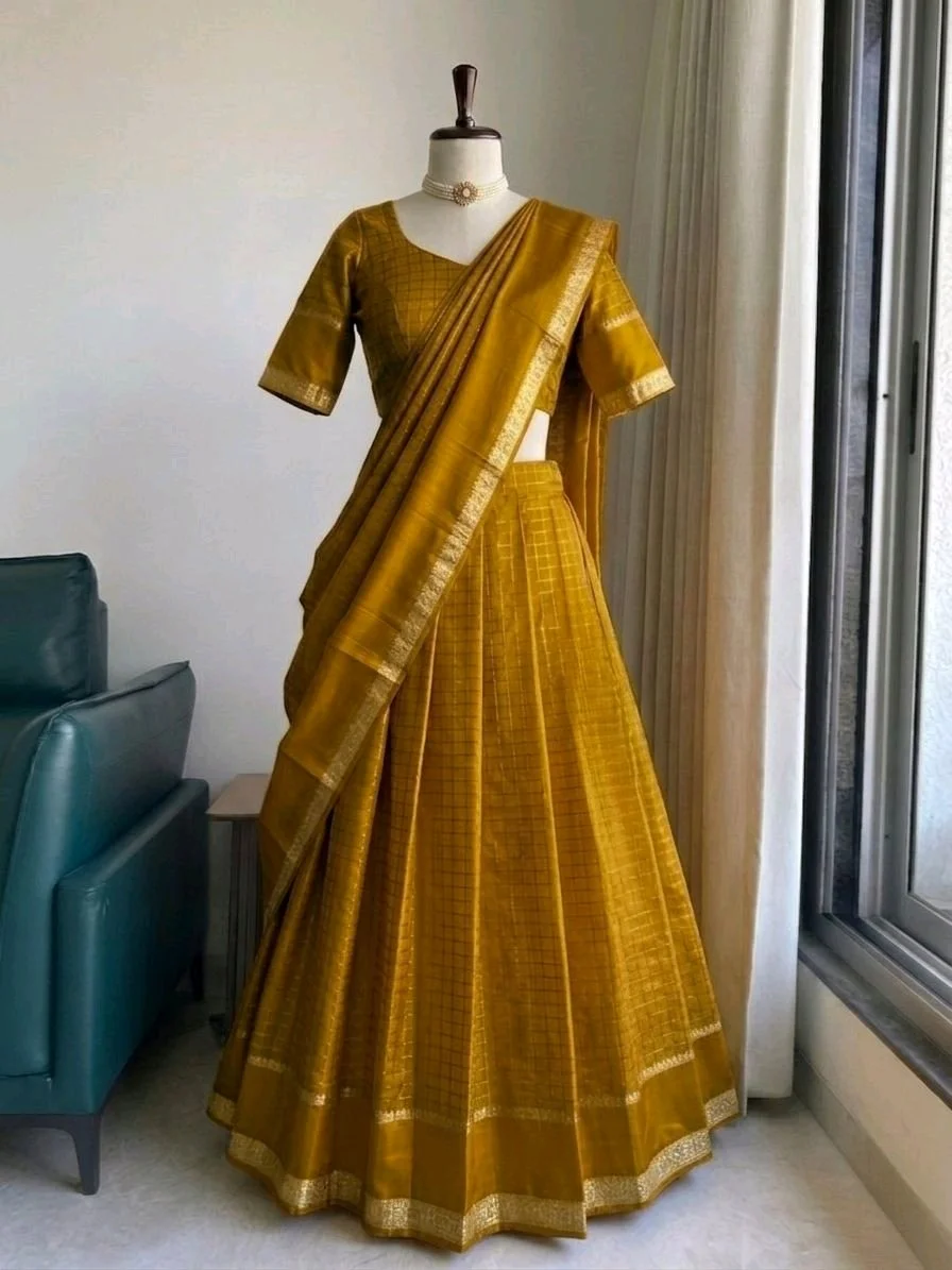 Pure Viscose Georgette Lehenga Choli Set thumbnail 7