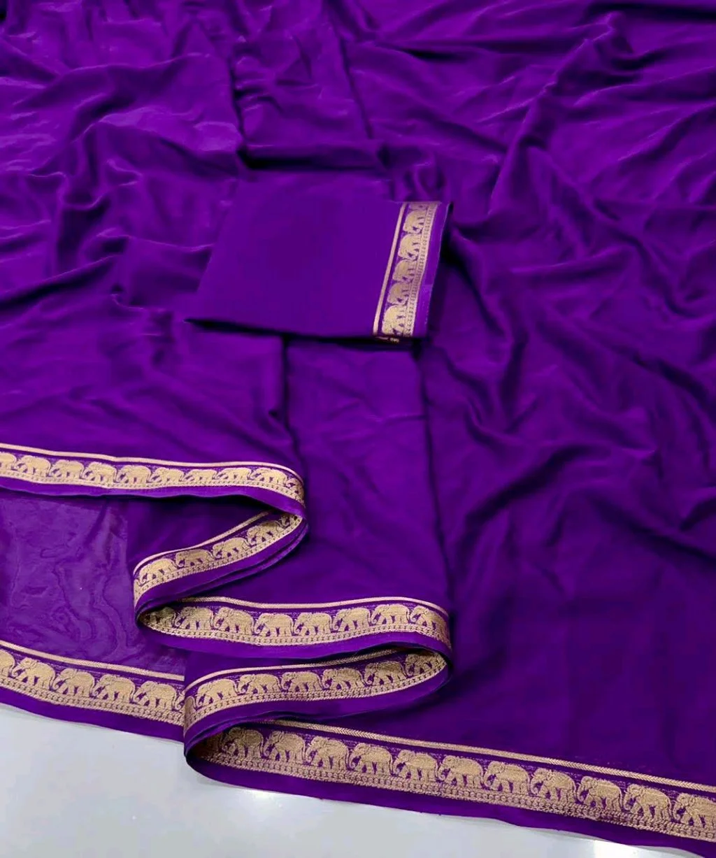 Mysore Crepe Saree 5
