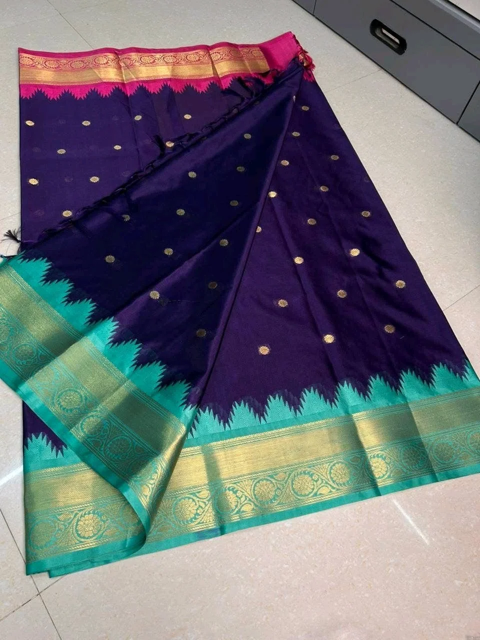 Ganga Jammuna Semi Soft Banarasi Saree 1