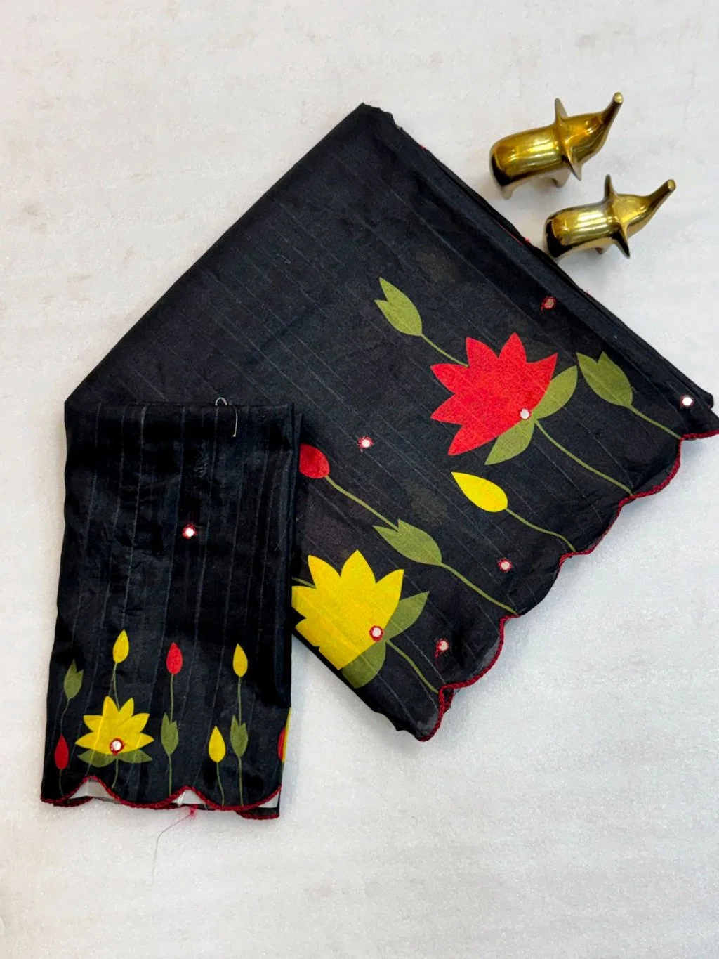 Tussar Silk Sarees thumbnail 1