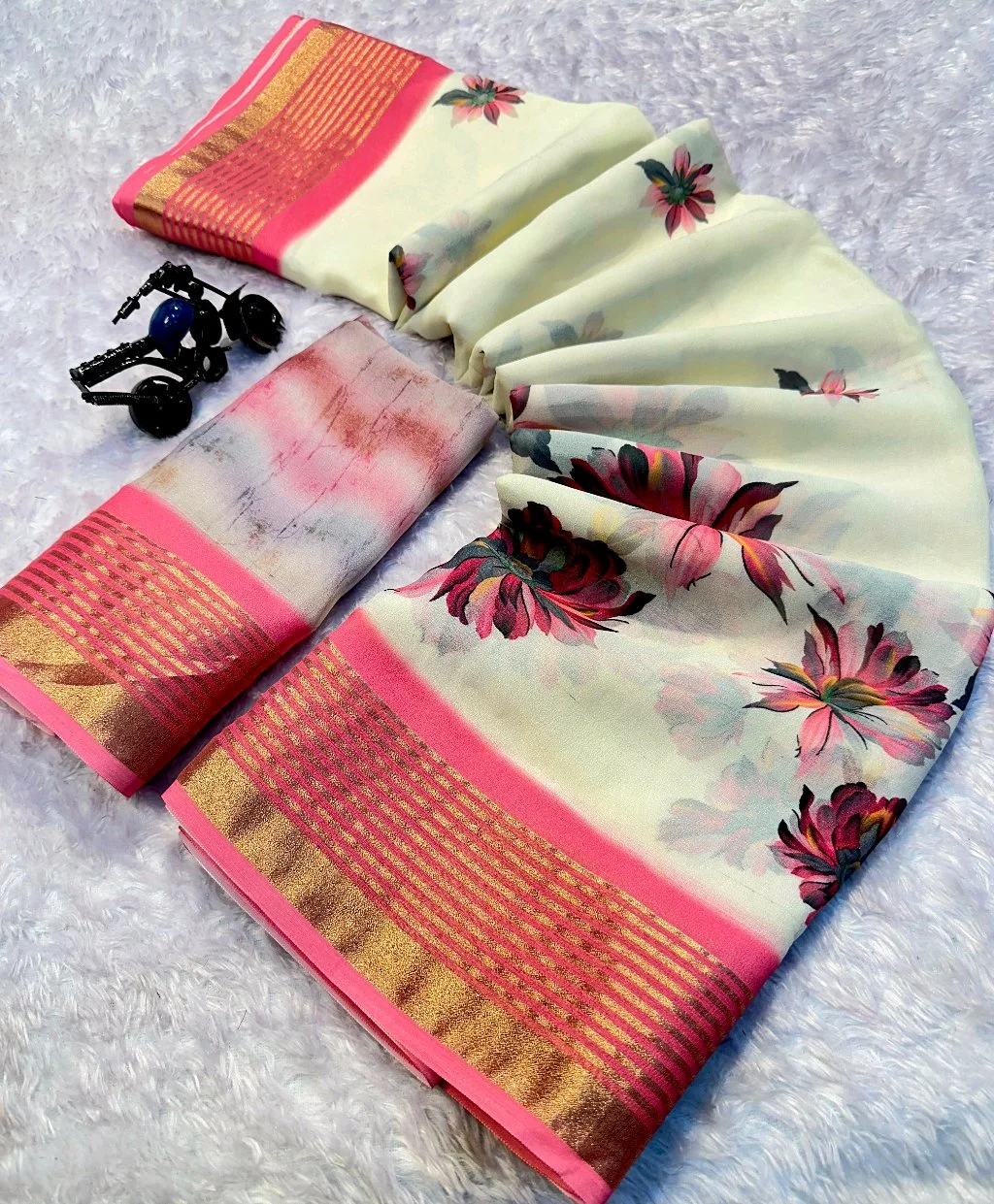 Sift Georgette Sarees thumbnail 2