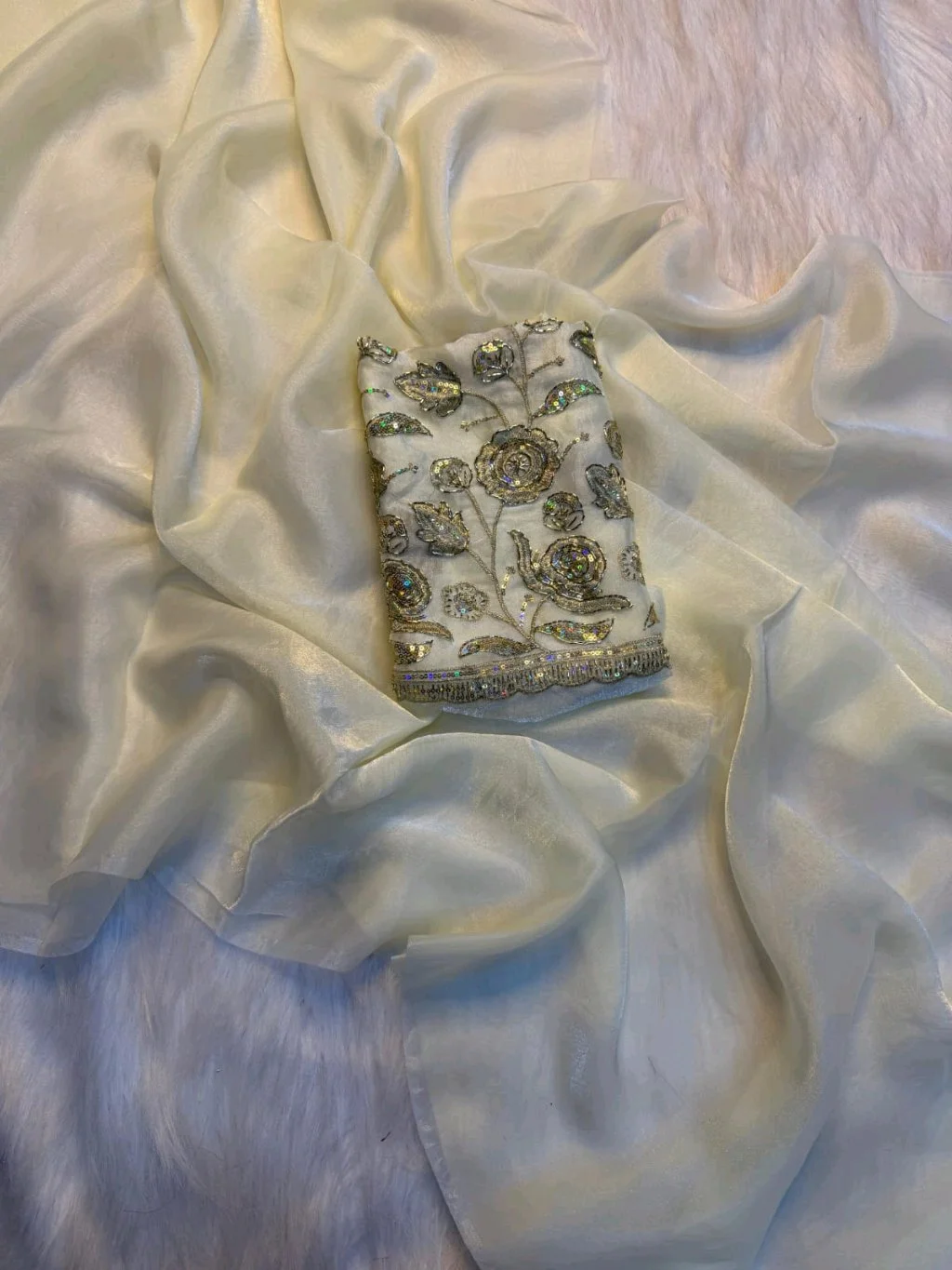 Two Tone Space Silk Fabric 9