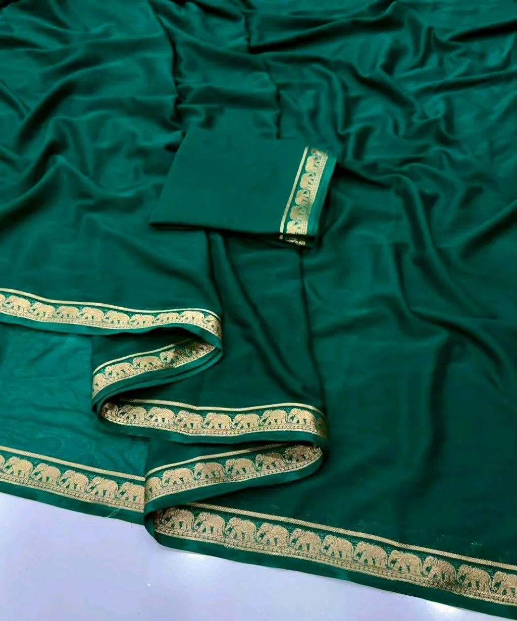 Mysore Crepe Saree 7