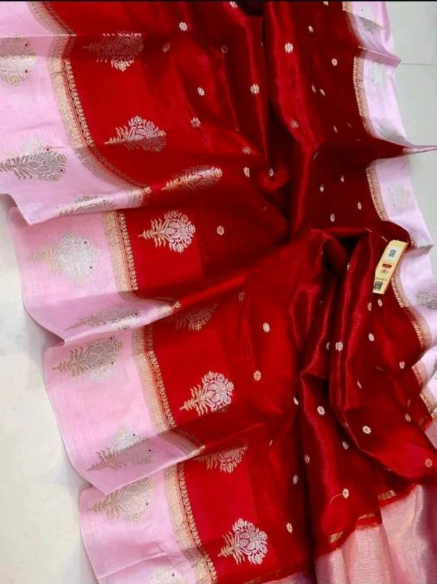 Warm Silk Dyed Banarasi Sarees thumbnail 6