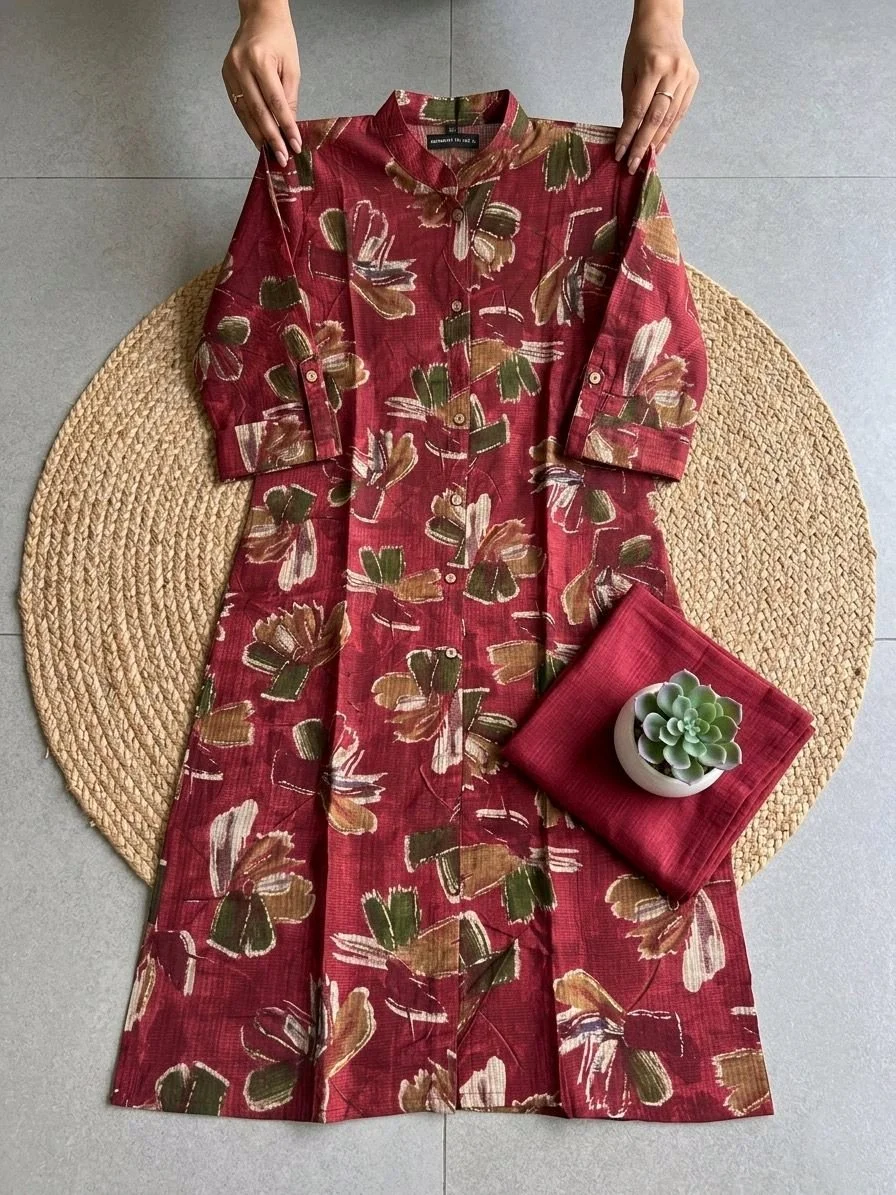 Floral Modal Kurta Set thumbnail 5